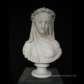 Hot sale western hand carved marble stone busts for sale